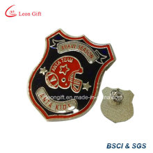 Enamel Fill Brass Badge Pin